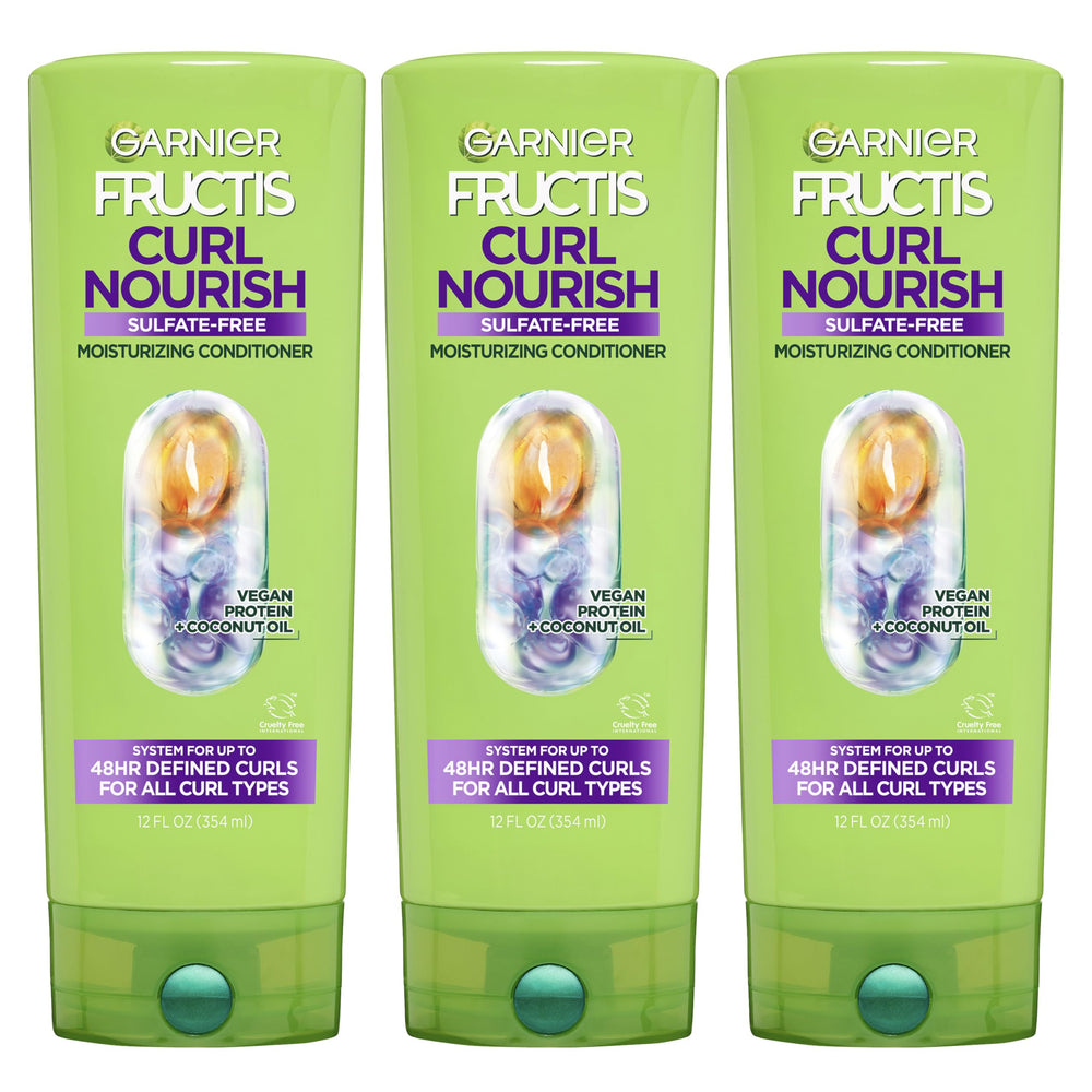 Garnier Fructis acondicionador frontal muestra envase y beneficio hidratación