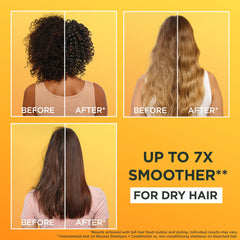Garnier etiqueta con ingredientes naturales Banana y karité, información visible y naturalidad