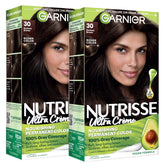 Garnier frente del empaque mostrando tono y beneficios nutritivos