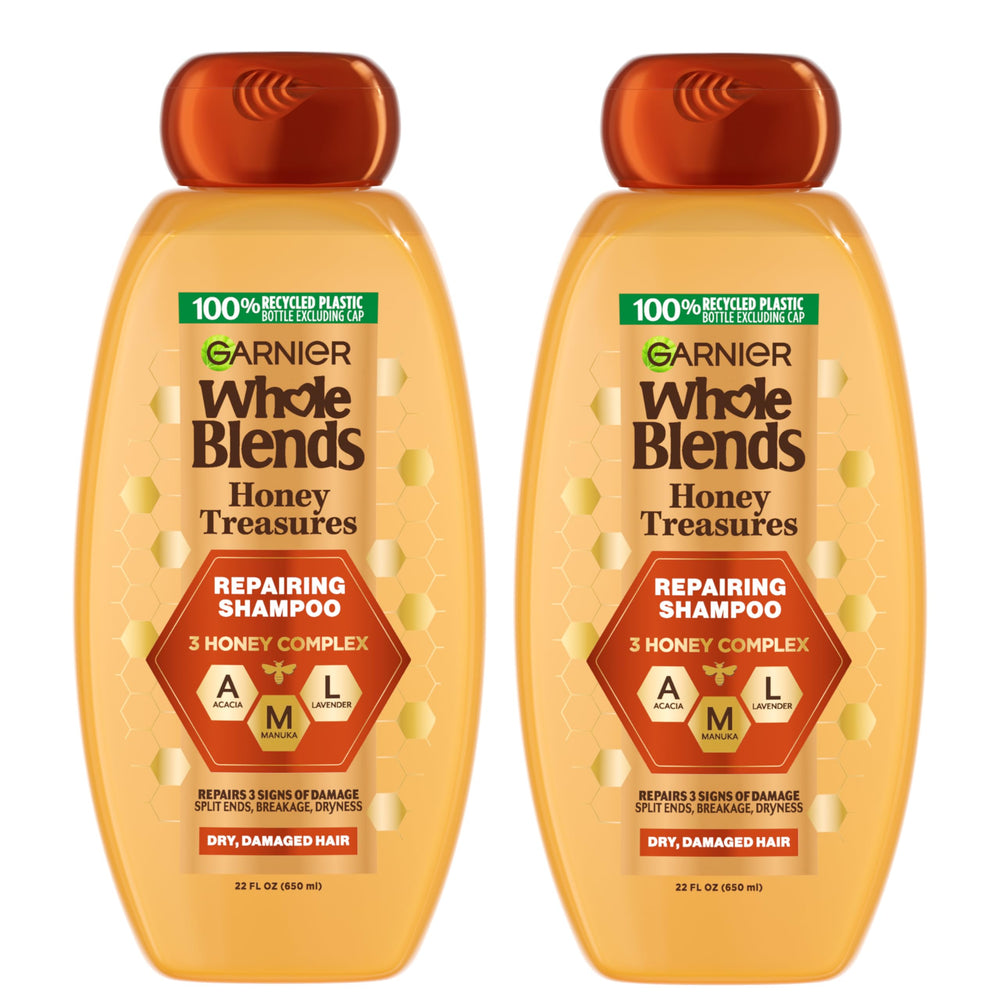 Garnier frente del envase mostrando el diseño y beneficio reparador