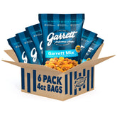 Garrett Popcorn Shops paquete frontal mostrando diseño y tamaño práctico para llevar