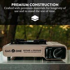 Gas One GS-3400P con adaptador de propano incluido para mayor versatilidad