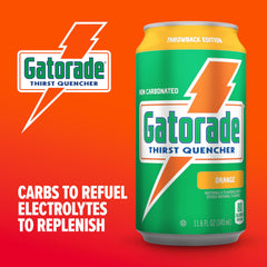 Gatorade pack de 18 latas mostrando cantidad práctica para eventos