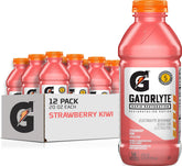 Gatorlyte frontal pack fresa kiwi mostrando botella y beneficio rehidratación rápida
