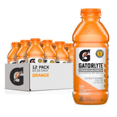 Gatorlyte frontal del pack naranja mostrando 12 botellas y conveniencia