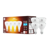 GE Relax bombilla BR30 frontal mostrando forma y difusor, mejora visual de la estancia