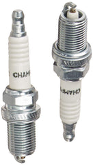 Generac oil filter with angled funnel during oil change, reduces spills and speeds service