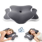 Generic almohada Ergo vista frontal con perfil contorneado que mejora la alineación