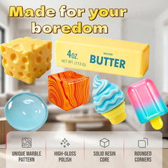 Generic butter squeeze in hand scale showing comfortable grip and portable relief