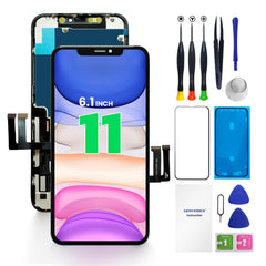 Genverdix pantalla frontal nítida mostrando colores vivos y restauración clara