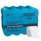 Georgia‑Pacific Compact frente del rollo mostrando color blanco y alta capacidad