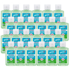 Germ-X envase frontal 2 fl oz mostrando tamaño portátil y conveniencia