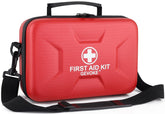 Gevoke estuche frontal rojo resistente mostrando acceso rápido y protección