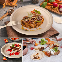 Gezond textura del plato resistente y antiaceite para comida caliente