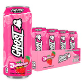 GHOST lata frente con diseño y beneficio sabor auténtico