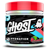 GHOST envase frontal mostrando diseño y sabor kiwi fresa beneficios prácticos