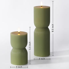 Girimax close-up of ribbed wax texture highlighting realistic look and tactile detail benefit