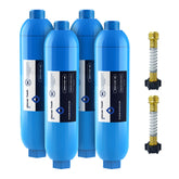 GLACIER FRESH vista frontal del empaque mostrando las cuatro unidades y accesorios