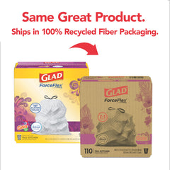 Glad textura ForceFlex primer plano, elasticidad que evita rasgaduras