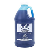 GLB botella Super Blue frente mostrando etiqueta y volumen, claridad rápida