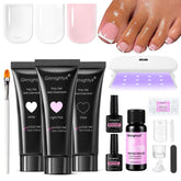 GlimightyX vista frontal del embalaje con kit completo y beneficios