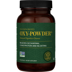Global Healing Center envase frontal de Oxy-Powder mostrando presentación y nombre