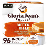 Gloria Jean's paquete frontal mostrando 96 cápsulas y beneficio de conveniencia