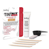 Godefroy empaque frontal mostrando el kit y beneficios de retoque rápido
