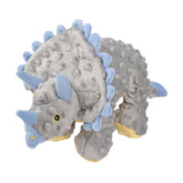 goDog peluche frontal gris mostrando forma y diseño duradero