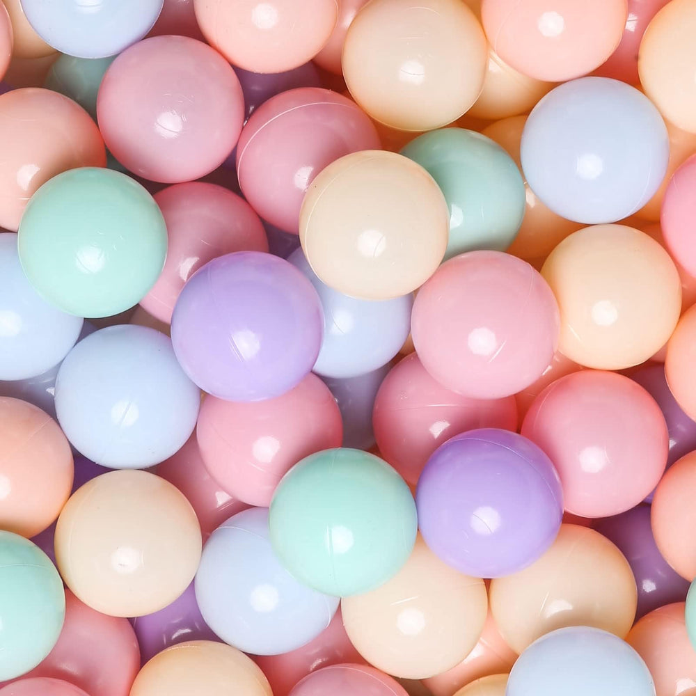 GOGOSO frente del paquete con 100 pelotas, fácil identificación y variedad