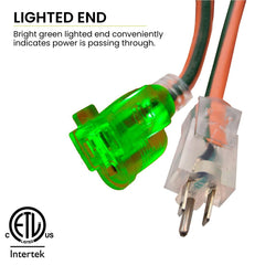 GoGreen Power extremo hembra iluminado que indica alimentación segura