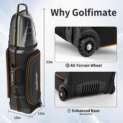 Golfimate detalle del acolchado multicapa ofreciendo absorción de impactos