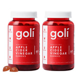 Goli front package showing bottle and label, clear product identity and convenience