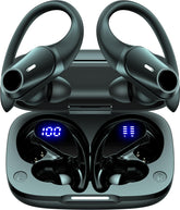 GOLREX vista frontal con estuche abierto mostrando auriculares y comodidad