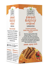 Good Earth Tea Co. bolsita en taza liberando aroma para una infusión caliente sabrosa