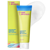Good Molecules envase frontal del tratamiento corporal mostrando etiqueta clara y práctico beneficio