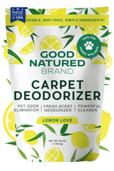 Good Natured Brand frente del envase mostrando 60 oz y aroma limón