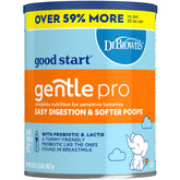 Good Start Dr. Brown's envase frontal mostrando la marca y beneficios para digestión