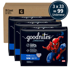 GoodNites diseño Spider-Man en la prenda que motiva confianza