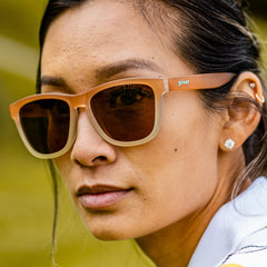goodr gafas en corredor activo, sin deslizamiento ni rebote