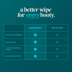 goodwipes paquete de viaje resealable ideal para llevar y cumplir normas TSA