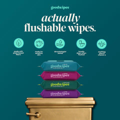 goodwipes textura de la toallita en primer plano que muestra suavidad y resistencia