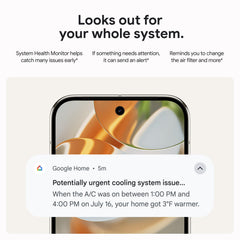 Google Nest sensor de temperatura 2.ª gen coloca en habitación para equilibrio