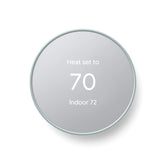 Google Nest mostrando frontal elegante y ahorro energético