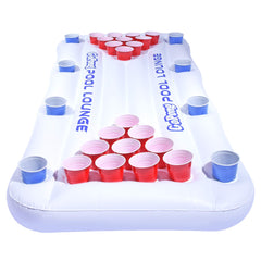 GoPong mesa frontal inflada mostrando diseño y estabilidad social