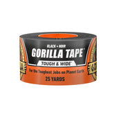 GORILLA frente del empaque mostrando cinta negra y tamaño