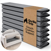 GORILLA GRIP frontal del embalaje mostrando soporte de sofá resistente