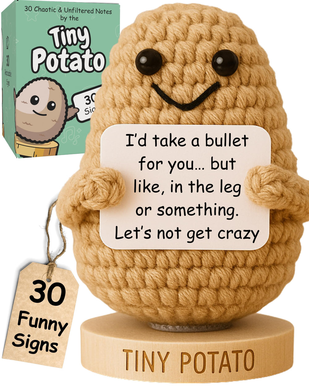 Got you a little something figura frontal mostrando diseño adorable y alegre