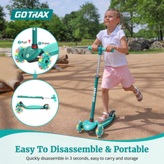 Gotrax KS1 manillar regulable que crece con el niño y es cómodo