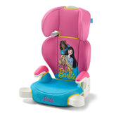 Graco Barbie vista frontal del booster mostrando diseño y confort